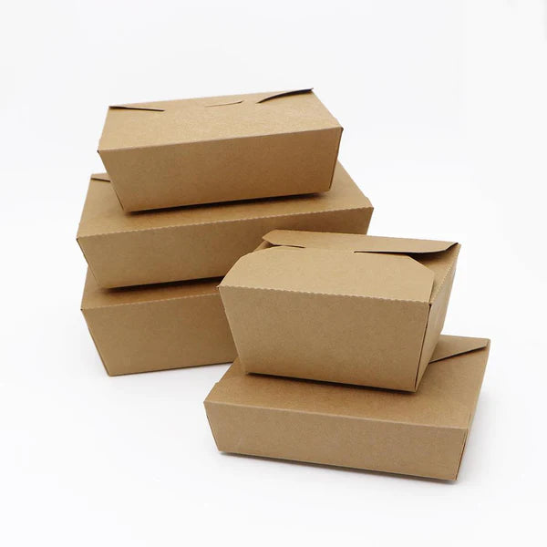 Kraft Foldable Takeout Box